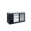 Expositor refrigerado para barra de dos puertas de vidrio
