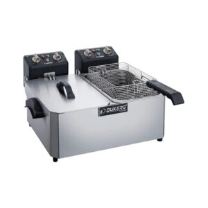 Freidora eléctrica de mesa 7 + 7 litros