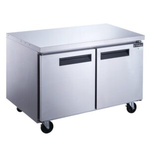 Mesa de congelación de dos puertas
