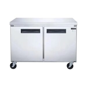 Mesa refrigerada de dos puertas