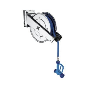 Grifo manguera enrollable serie inoxidable