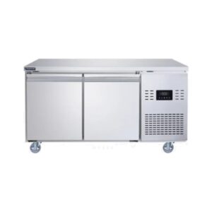 Mesa refrigerada bajo mostrador de dos puertas