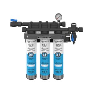 Sistema de filtración de agua triple para máquina de hielo